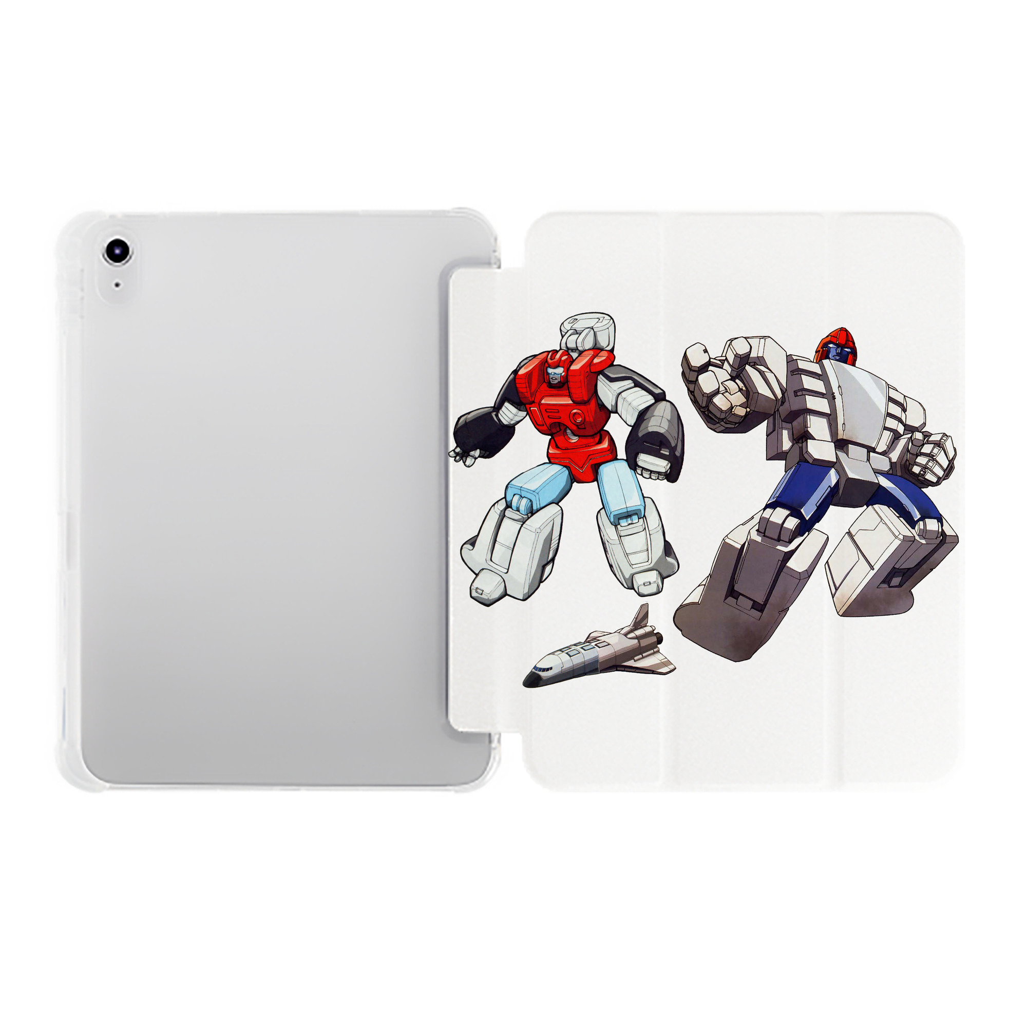 （画像用）  IPad ケース ペン収納付き 三つ折りスタンド PUレザー×シリコン 対応機種9.5/10.5/10.9インチ
